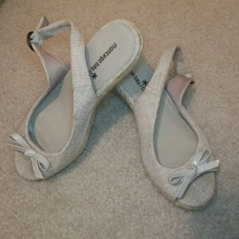 Montego Bay Club Espadrilles Wedges HEELS Shoes Slingback Women's WOMAN'S 6 ½